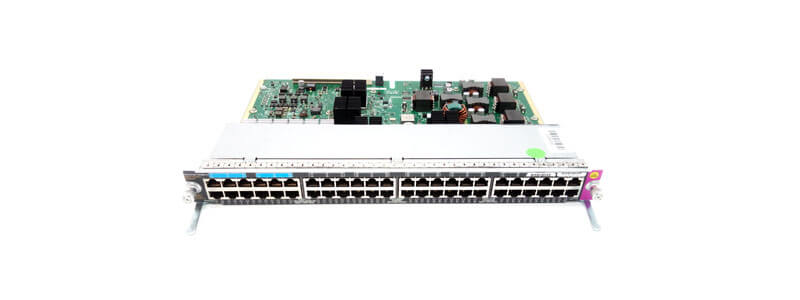 WS-X4748-RJ45V+E | Cisco Catalyst 4500 Line Card 48 Port 10/100/1000 RJ45