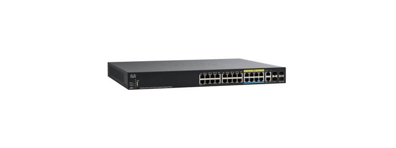 SG350X-24PD-K9-EU | Switch Cisco SMB SG350X L3 Managed, 20x10/100/1000 PoE+, 4x10/100/1000/2500 PoE+, 2x10GE Combo, 2x10GE SFP+, 375W PoE Power Budget