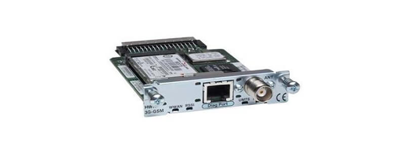 HWIC-3G-GSM | Cisco Router High-Speed WAN Interface Card 1xAntenna-TNC, 1x100Base-TX RJ-45