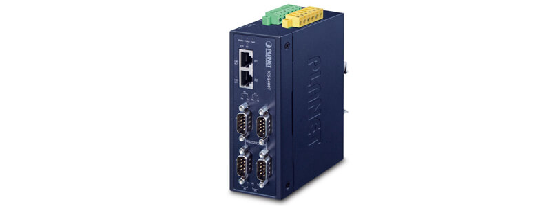 ICS-2400T Industrial 4-port RS232/RS422/RS485 Serial Device Server