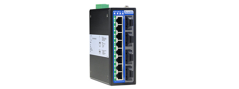 IES2312-8GT4GF-P220 | Switch Công Nghiệp 3onedata 12 Port, 8x1G Copper Port + 4x1G Fiber Port, Layer 2, Unmanaged