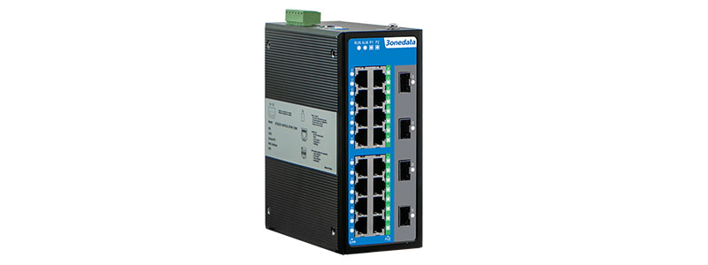 IES6220-8T8P4GS-2P48-200W | Switch Công Nghiệp 3onedata 20 Port, 8x100M + 8x100M POE + 4x1G SFP, Layer 2, Managed