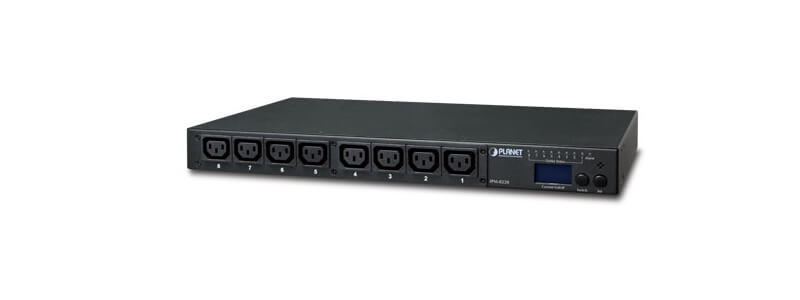 IPM-8220 | IP-based Switched Power Manager Planet 8 Port, AC 100-240V, 16A max