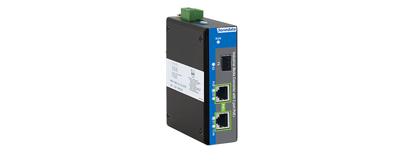IPMC100-1GS-1GPOE | Switch POE Công Nghiệp 3onedata 2 Port, 1x1G POE + 1x1G SFP, Unmanaged