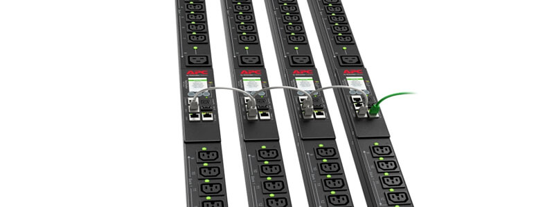 AP8459WW Rack PDU 2G, Metered-by-Outlet, ZeroU, 16A, 100-240V, (21) C13 & (3) C19