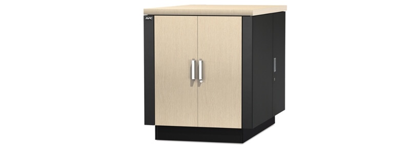 AR4018IA NetShelter CX 18U Secure Soundproof Server Room in a Box Enclosure International