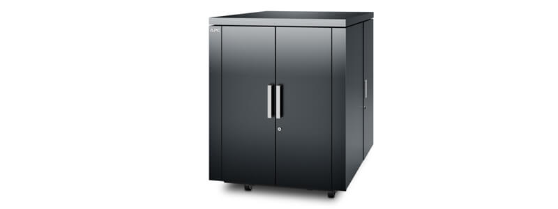 AR4018SPX431 NetShelter CX 18U Secure Soundproof Server Room in a Box Enclosure - Shock Packaging - Dark Grey