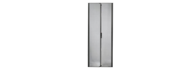 AR7157 NetShelter SX 48U 750mm Wide Perforated Split Doors Black
