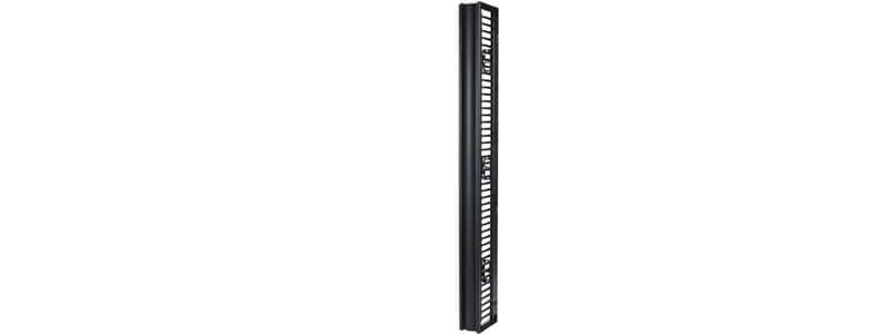 AR8765 Valueline, Vertical Cable Manager for 2 & 4 Post Racks, 84"H X 12"W, Single-Sided with Door