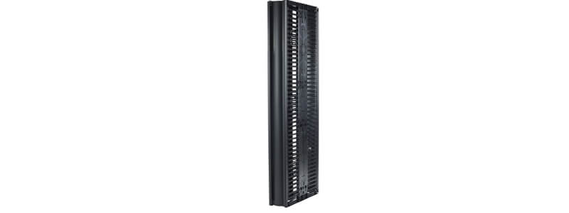 AR8725 Valueline, Vertical Cable Manager for 2 & 4 Post Racks, 84"H X 6"W, Double-Sided with Doors
