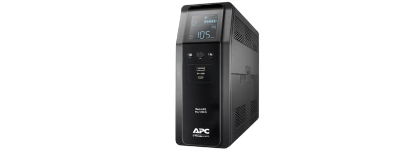 APC Back-UPS Pro, 1200VA/720W, Tower, 230V, 8x IEC C13 BR1200SI