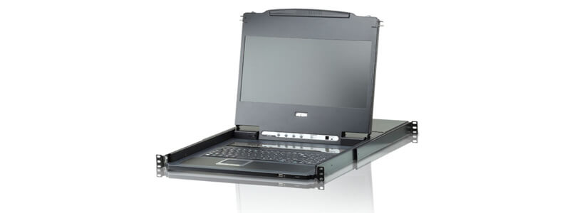 CL6708MW 8-Port USB DVI Single Rail WideScreen LCD KVM Switch