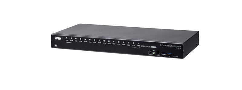 CS19216 16-Port USB 3.0 4K DisplayPort KVM Switch