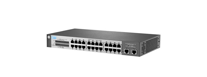 J9664A Switch HPE 1410 24 Port 10/100, 2 Port 10/100/1000 Uplinks