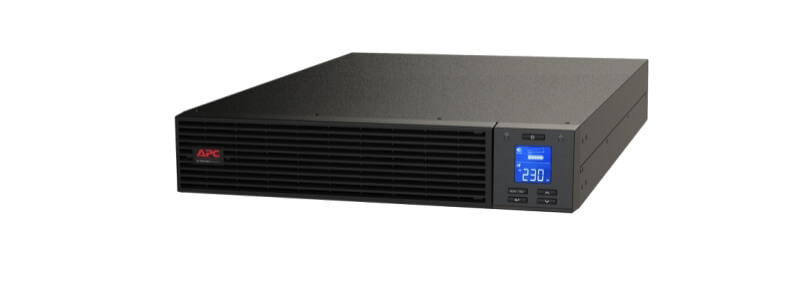 APC Easy UPS On-Line, 6kVA/6kW, Rackmount 2U, 230V, 1x Hard wire 3-wire(1P+N+E) outlet, Intelligent Card Slot, LCD, No battery, W/O rail kit SRVPM6KRI