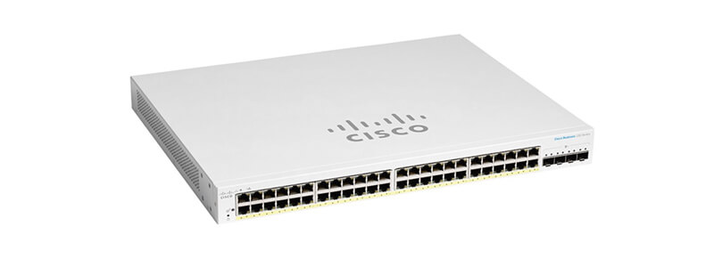 CBS220-48T-4X-EU Cisco CBS220 48 port 10/100/1000, 4 port 10G SFP+ uplink