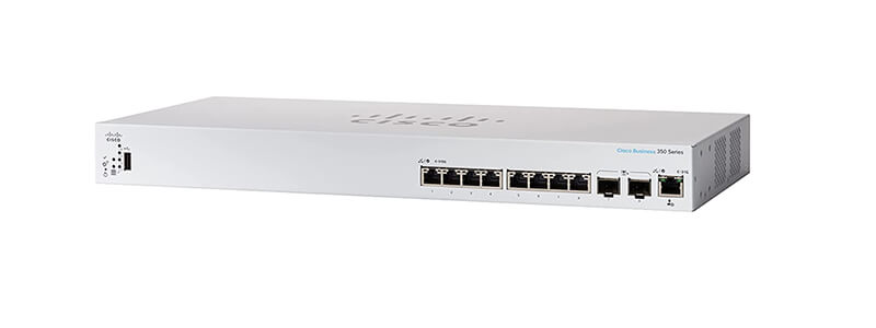CBS350-8XT-EU Switch Cisco CBS350 8 port 10G RJ45, 2 port 10G SFP+/copper combo uplink