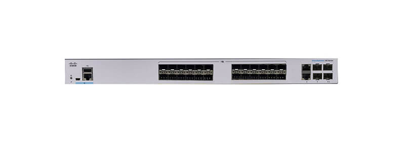 CBS350-24S-4G-EU Cisco Business 350 24 port SFP, 2 port 1G copper/SFP combo + 2 port 1G SFP uplink