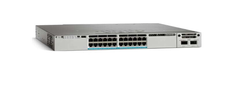 WS-C3850-24U-E Cisco Catalyst 3850 24 port 10/100/1000 UPOE, IP Services