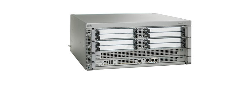 ASR1004-10G-HA/K9 Router 8 SPA, 4GB DRAM RP1, 8GB DRAM RP2, 10G Bandwidth, HA Bundle