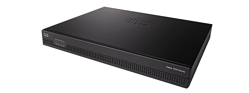 ISR4321/K9 Router Cisco ISR 4000 2 GE, 2 NIM, 1 ISC, 4GB Flash Memory, 4GB DRAM