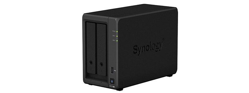 DS720+ NAS Synology 112TB 2 Drives Intel Celeron J4125 2 GB DDR4 non-ECC