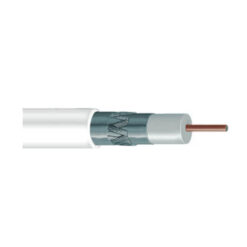 8720203/10 | Cáp video đồng trục RG 6, chống nhiễu 3 lớp, lõi bện 77%, vỏ màu trắng 305m CommScope