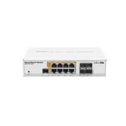 CRS112-8P-4S-IN | Switch Mikrotik 8x GE, 4x SFP port, RouterOS L5