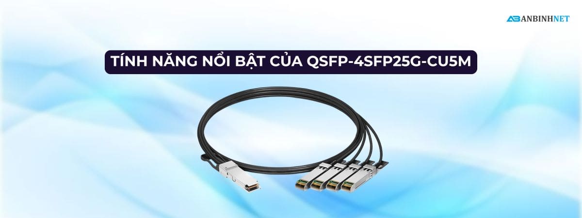 Cáp Cisco QSFP-4SFP25G-CU5M