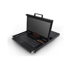 LC2824 | Kinan 24-Port Short Depth CAT5 18.5” Widescreen LCD KVM Switch