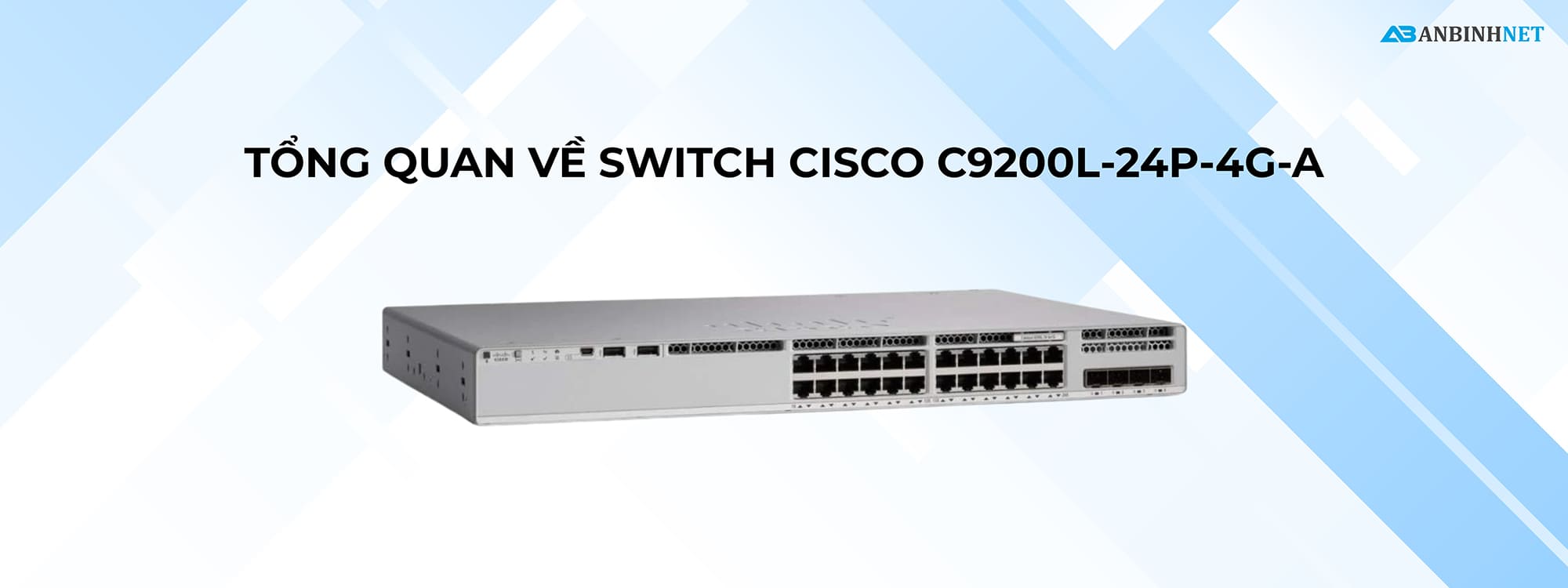 Switch Cisco Catalyst C9200L-24P-4G-A