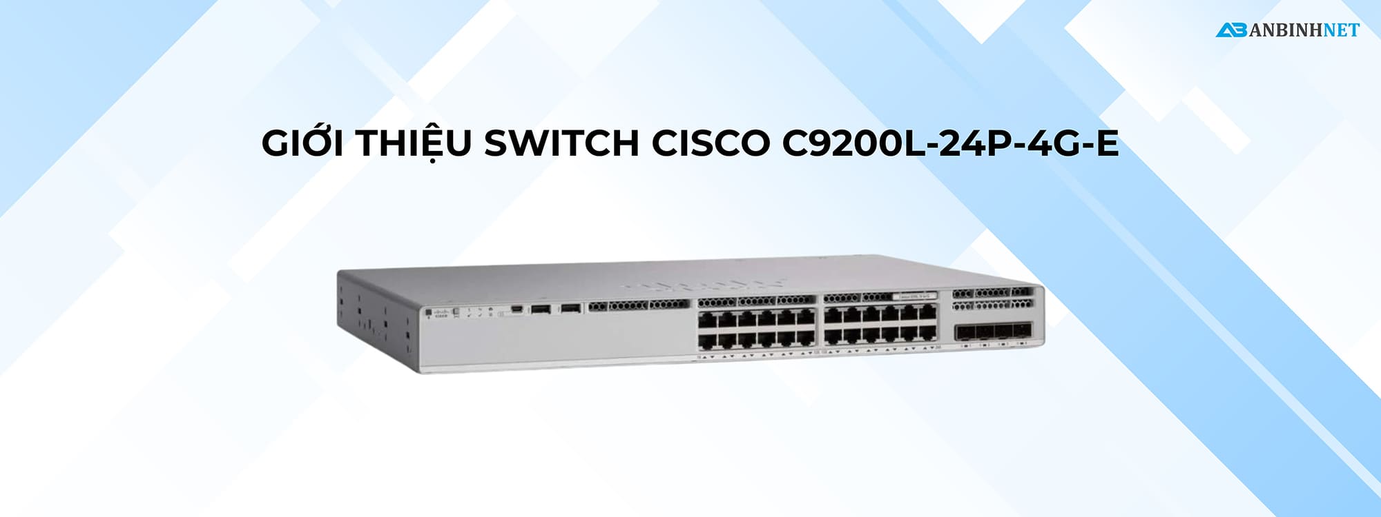 Switch Cisco Catalyst C9200L-24P-4G-E