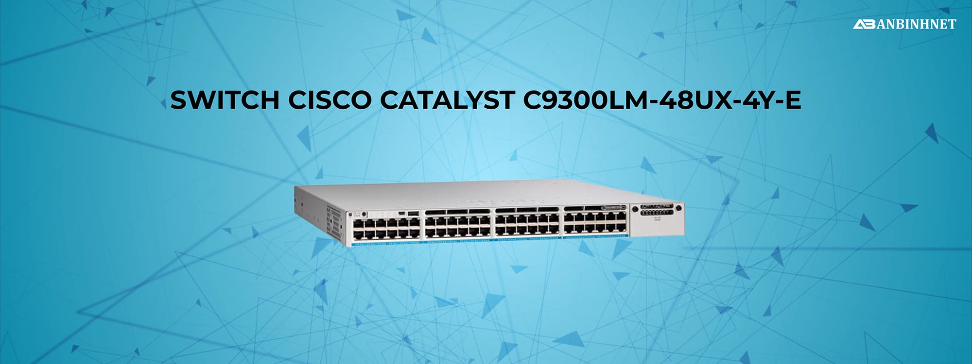 Switch Cisco Catalyst C9300LM-48UX-4Y-E