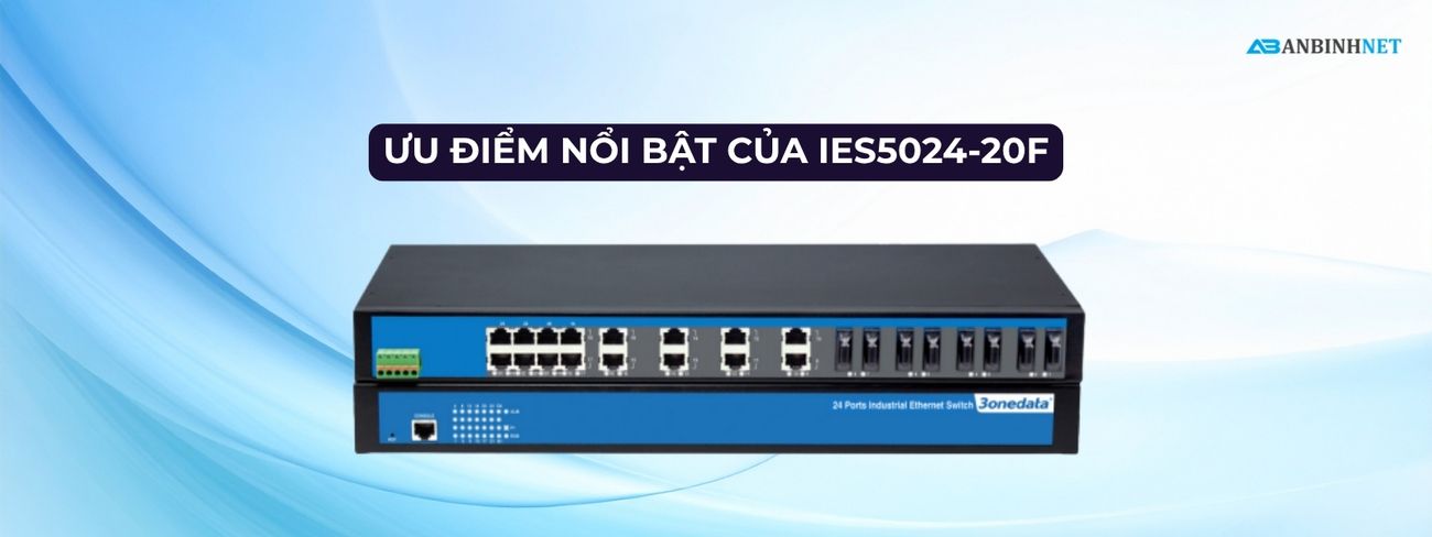 Switch Công Nghiệp 3onedata IES5024-20F