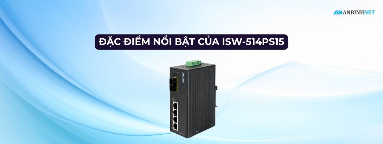 Switch Công Nghiệp Planet ISW-514PS15