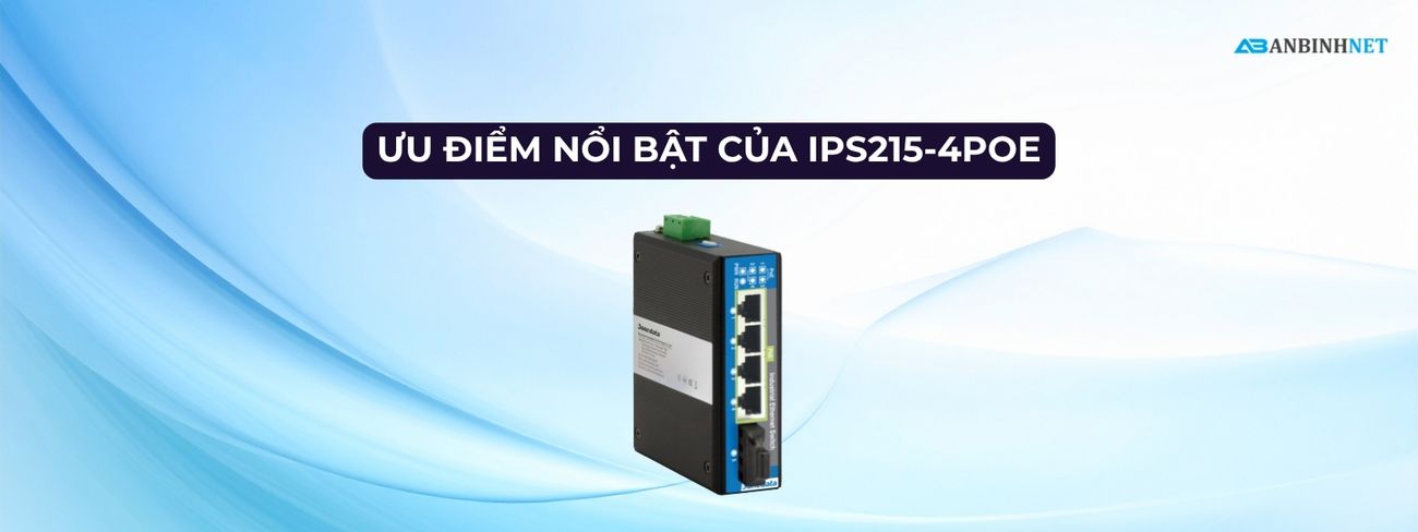 Switch PoE Công Nghiệp 3onedata IPS215-4POE