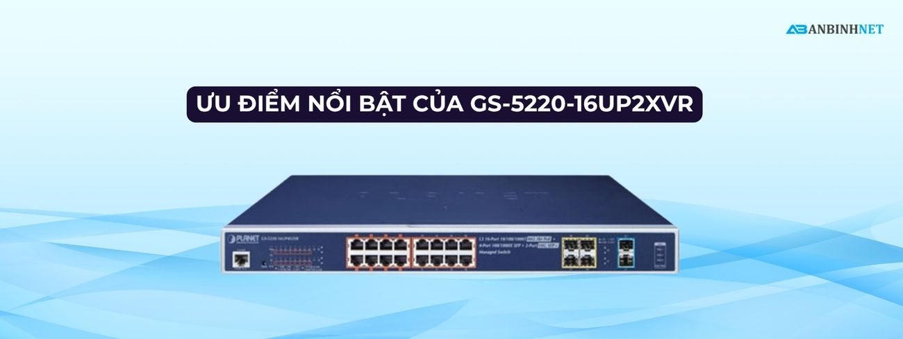 Switch PoE Planet GS-5220-16UP4S2XR