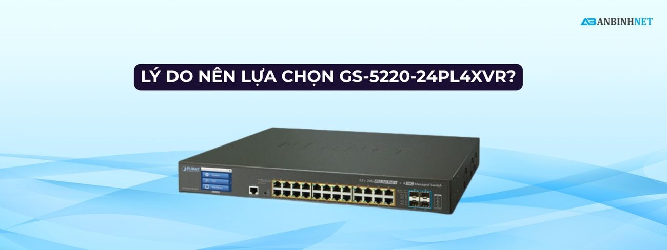 Switch PoE Planet GS-5220-24PL4XVR