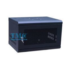 TM640WBN-B | Tủ Mạng TMC Treo Tường 6U D400 Màu Đen, Cửa Lưới