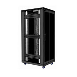 UNR-32U800 | Tủ Rack UniRack 32U, D800, Màu Đen, Cửa Lưới