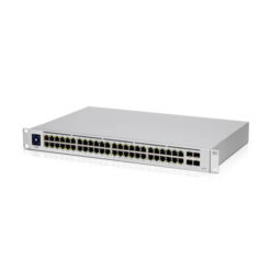 USW-48-PoE | Switch Unifi 48 Port 1G RJ45 (32 Port PoE+), 4 Port 1G SFP Uplink