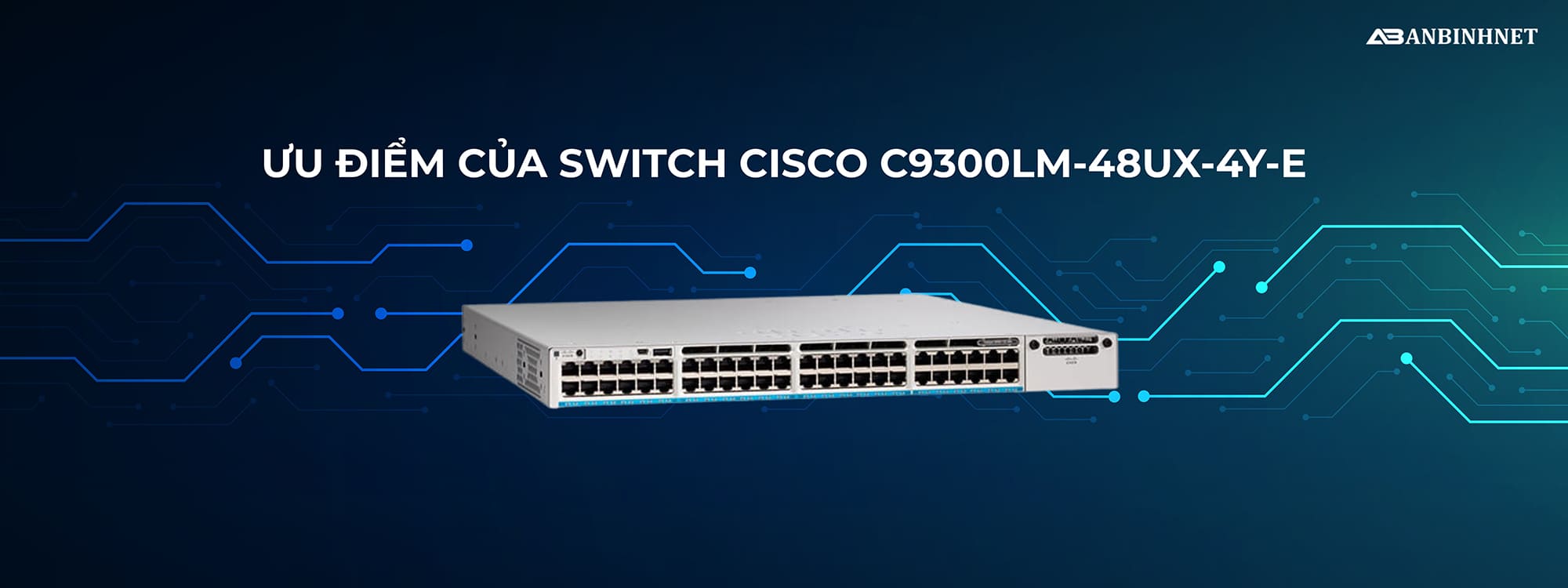 Ưu điểm của Switch Cisco C9300LM-48UX-4Y-E