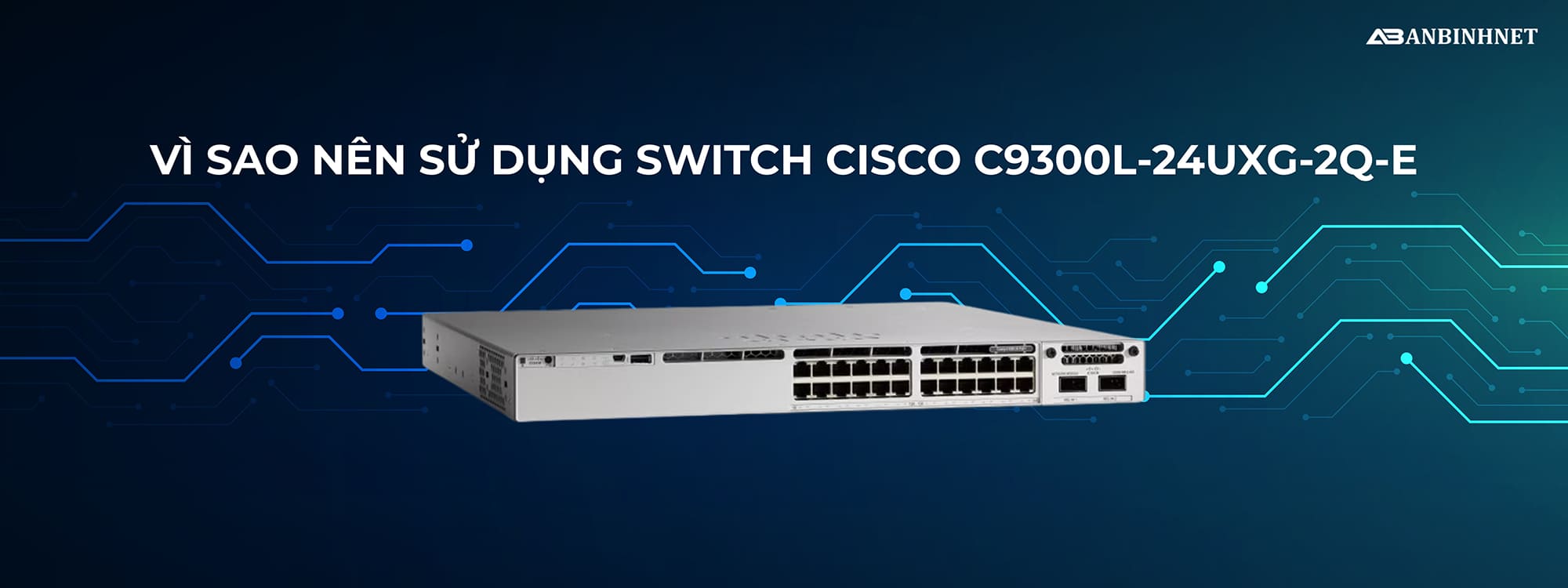 Vì sao nên sử dụng Switch Cisco C9300L-24UXG-2Q-E