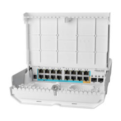 netPower 15FR | Switch Mikrotik Outdoor, 16x10/100 Ethernet, 2x1G SFP, 15xReverse PoE Ports
