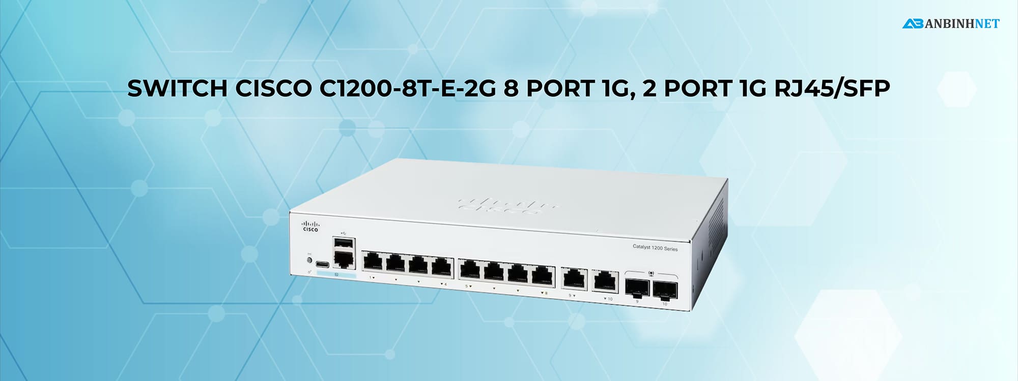 Switch Cisco C1200-8T-E-2G