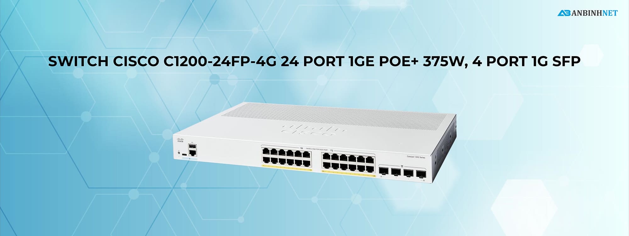 Switch Cisco Catalyst C1200-24FP-4G