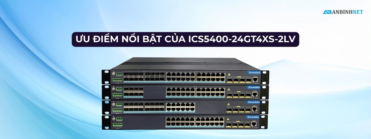 Switch Công Nghiệp 3onedata ICS5400-24GT4XS-2LV