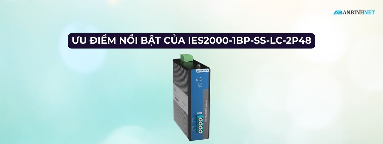 Bộ Chuyển Đổi Quang Điện 3onedata IES2000-1BP-SS-LC-2P48