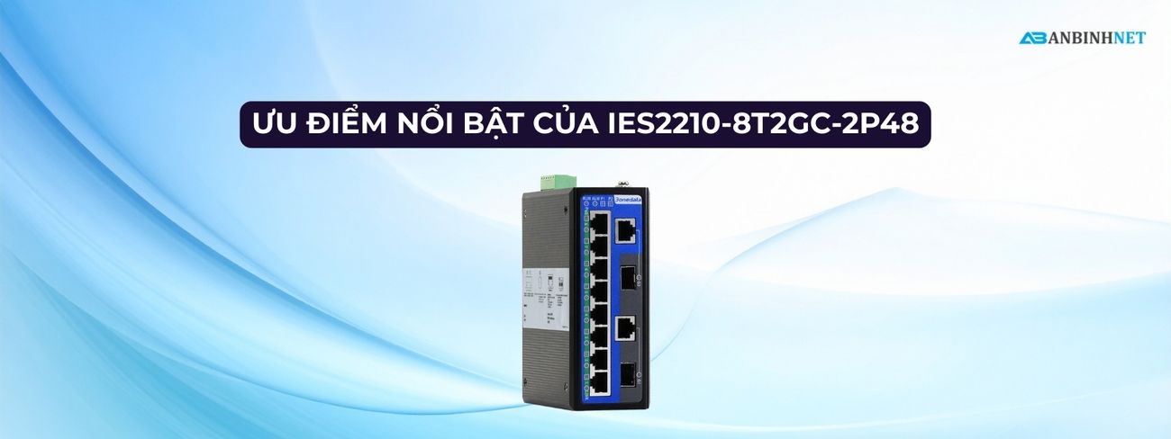 Switch Công Nghiệp 3onedata IES2210-8T2GC-2P48 