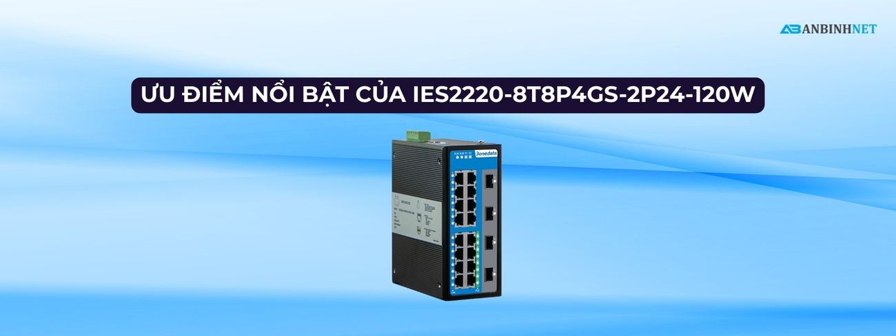 Switch Công Nghiệp 3onedata IES2220-8T8P4GS-2P24-120W 